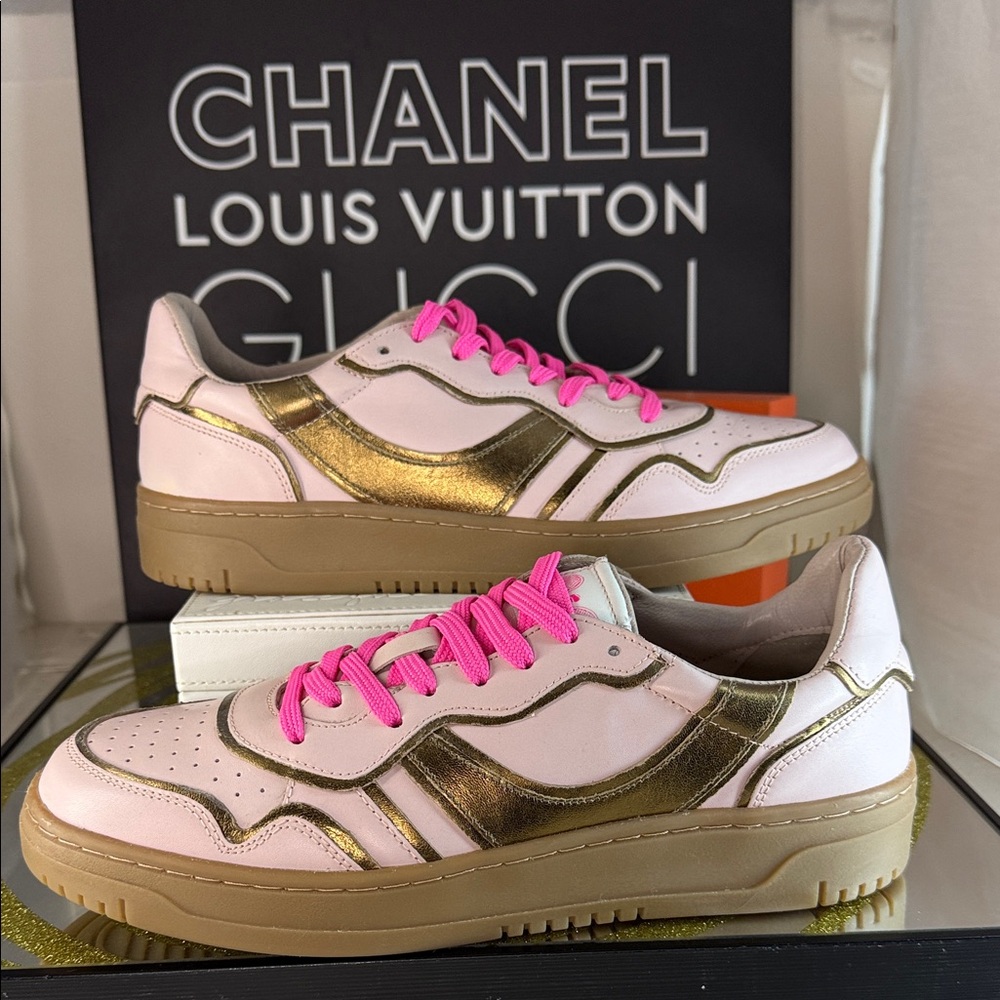 FP Movement by Free People Blush and Metallic Sneakers